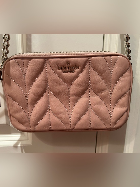 kate spade Handbags - Kate Spade Quilted Pink Leather crossbody purse